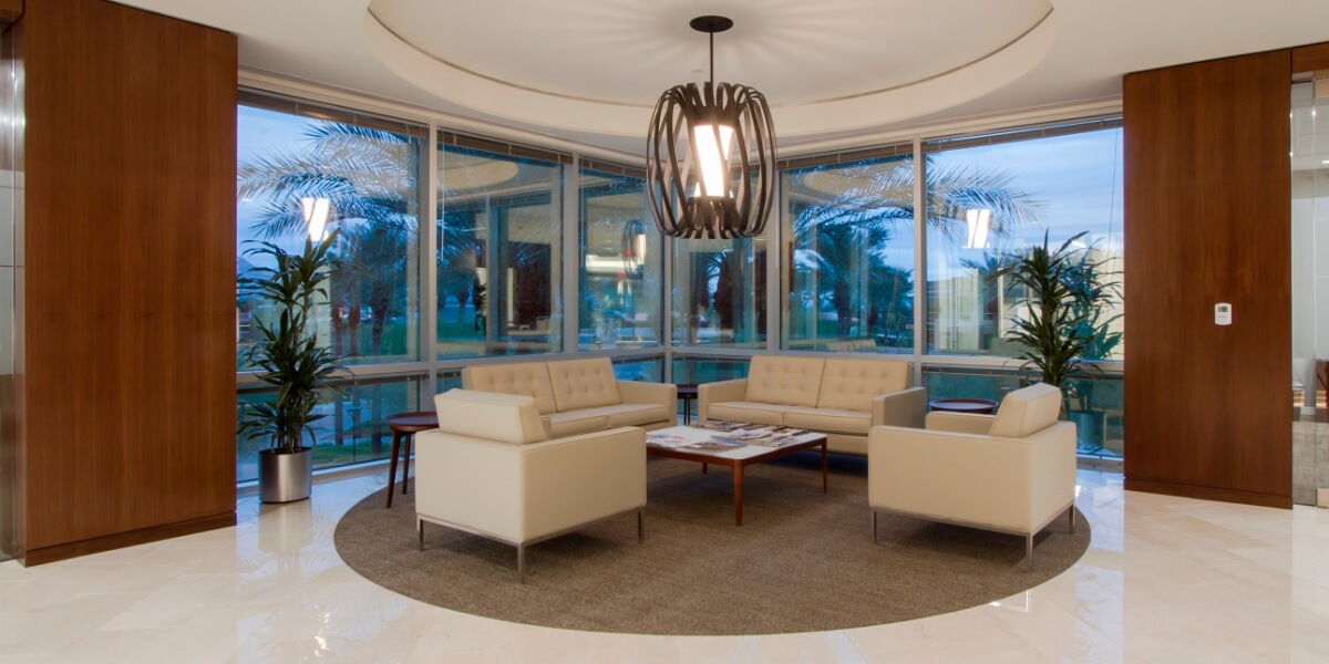 B of A - Collocation - sitting area and exterior windows, Scottsdale, AZ