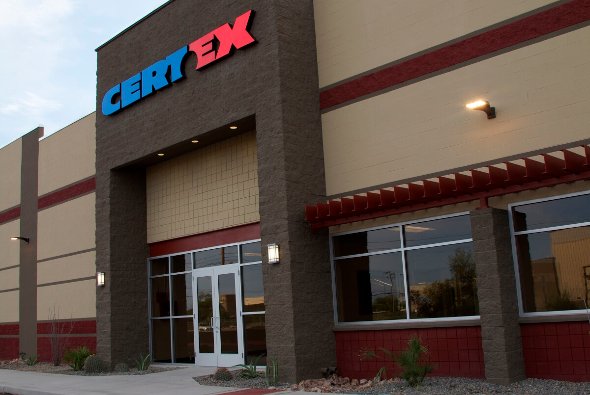 Certex - Training Facility - exterior entry, Tucson, AZ