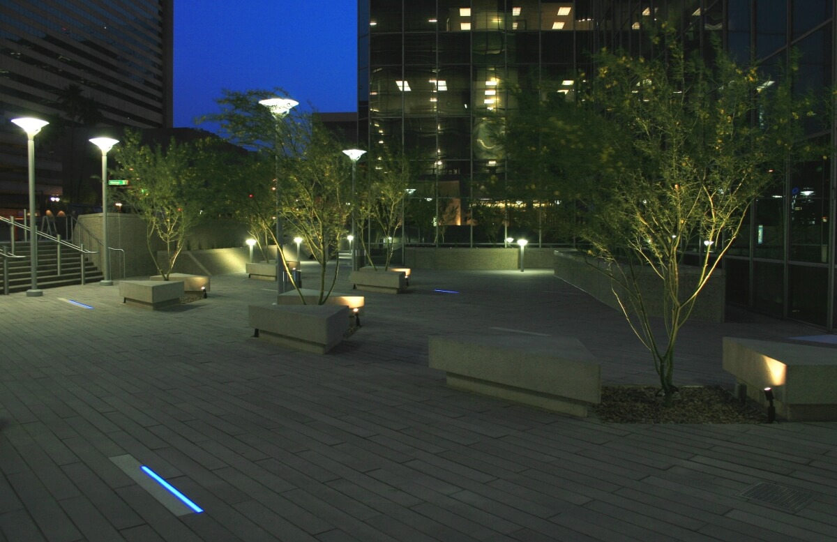 JPMC- Tower - Hardscape - exterior patio, landscaping, sitting areas, Phoenix, AZ