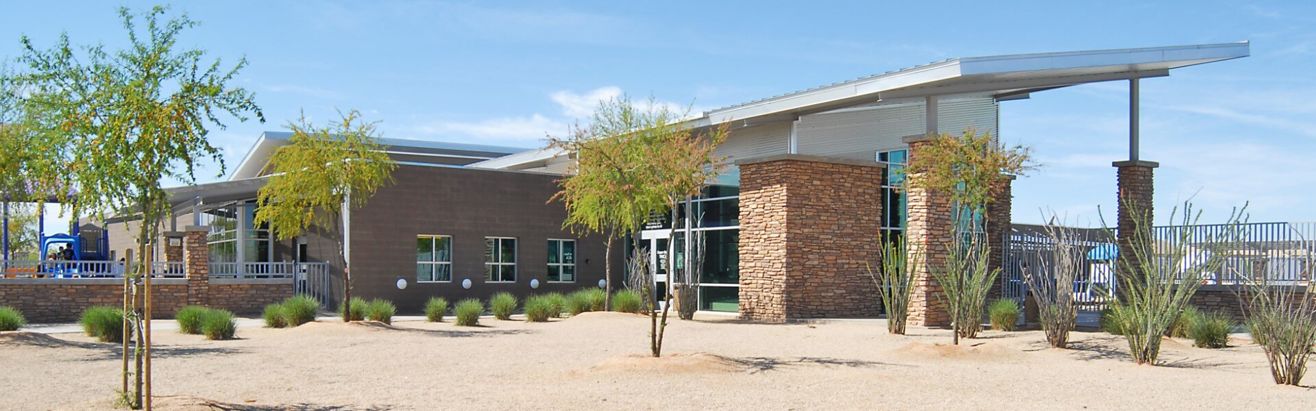 Exterior of YMCA Chauncey Ranch facility in Arizona